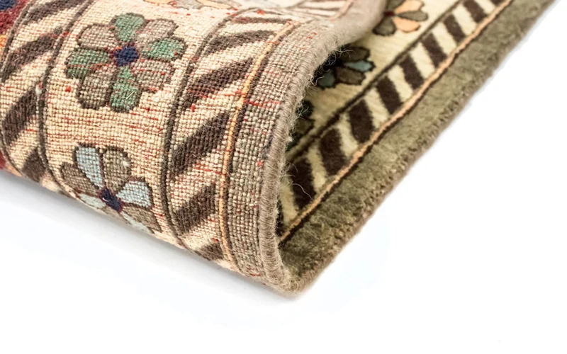 Loribaft Teppich Perser 197x303cm - Wollteppich - mehrfarbig