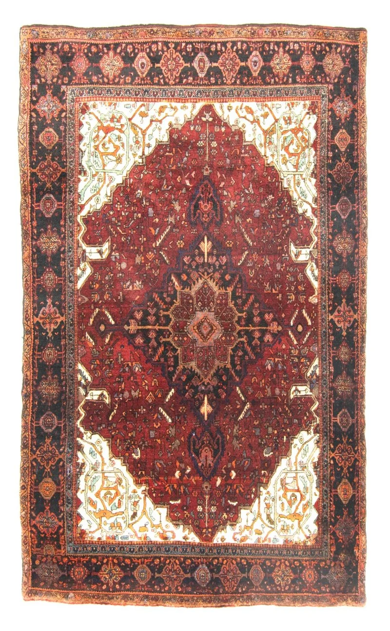Bidjar Teppich 146x244cm - Perserteppich - rot