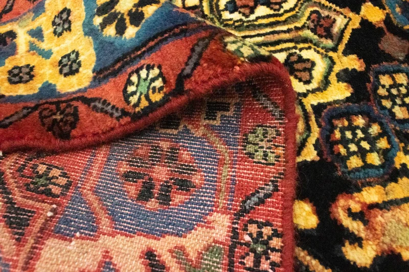 Nahavand Teppich 90x172cm - Perserteppich - blau