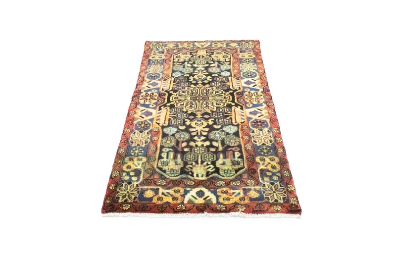 Nahavand Teppich 90x172cm - Perserteppich - blau