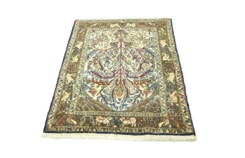 Moud Teppich 82x117cm - Perserteppich - beige