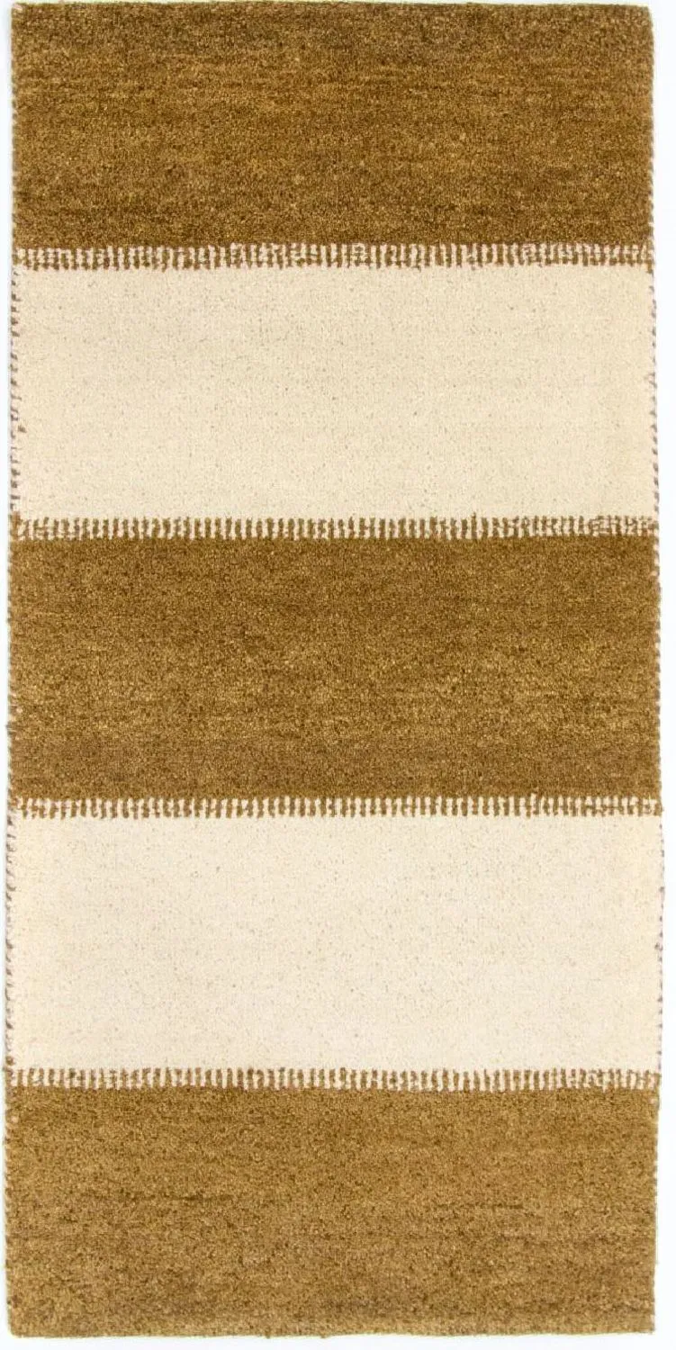 Gabbeh Teppich Indus 71x137cm - Wollteppich - mehrfarbig
