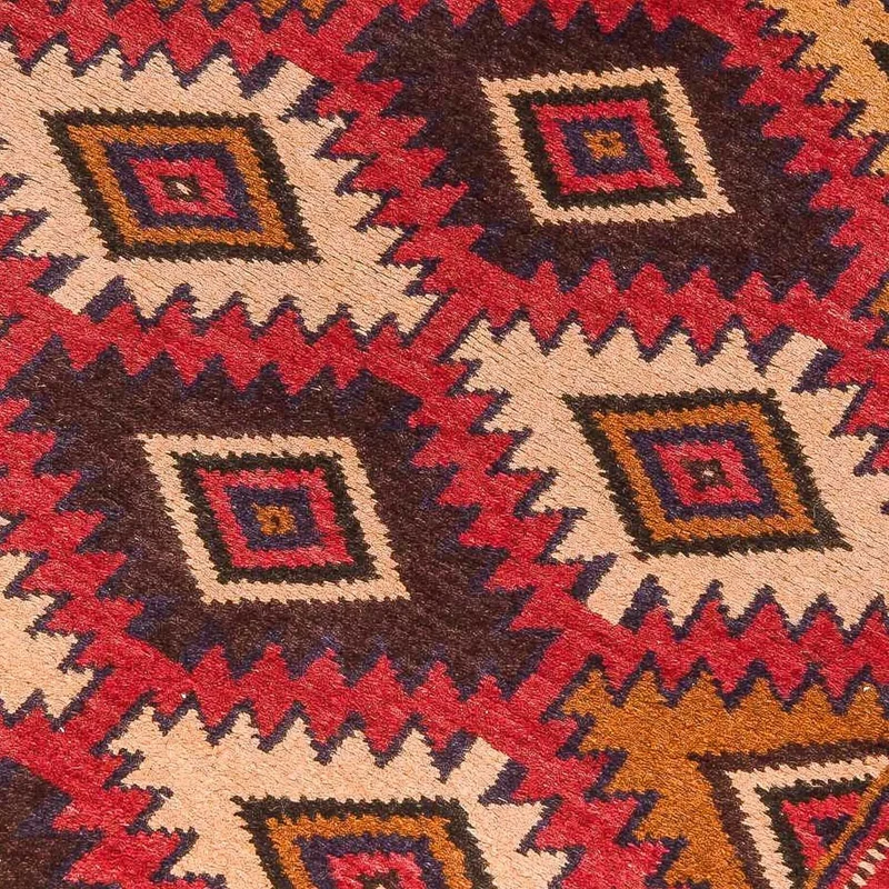Belutsch Teppich 79x118cm - Orientteppich - rot
