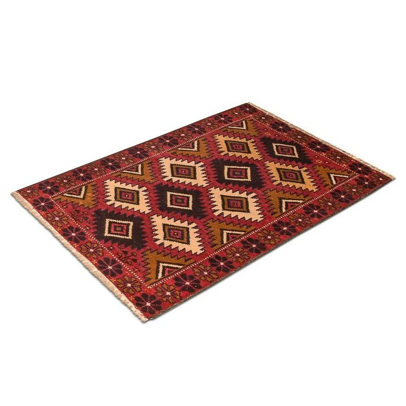 Belutsch Teppich 79x118cm - Orientteppich - rot