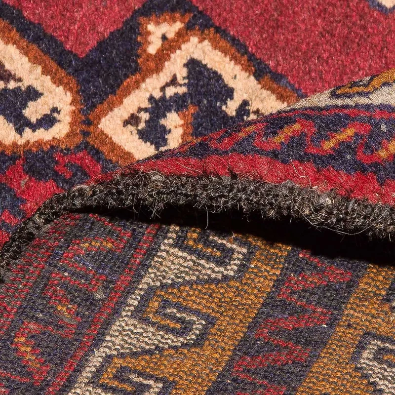 Belutsch Teppich 82x147cm - Orientteppich - blau