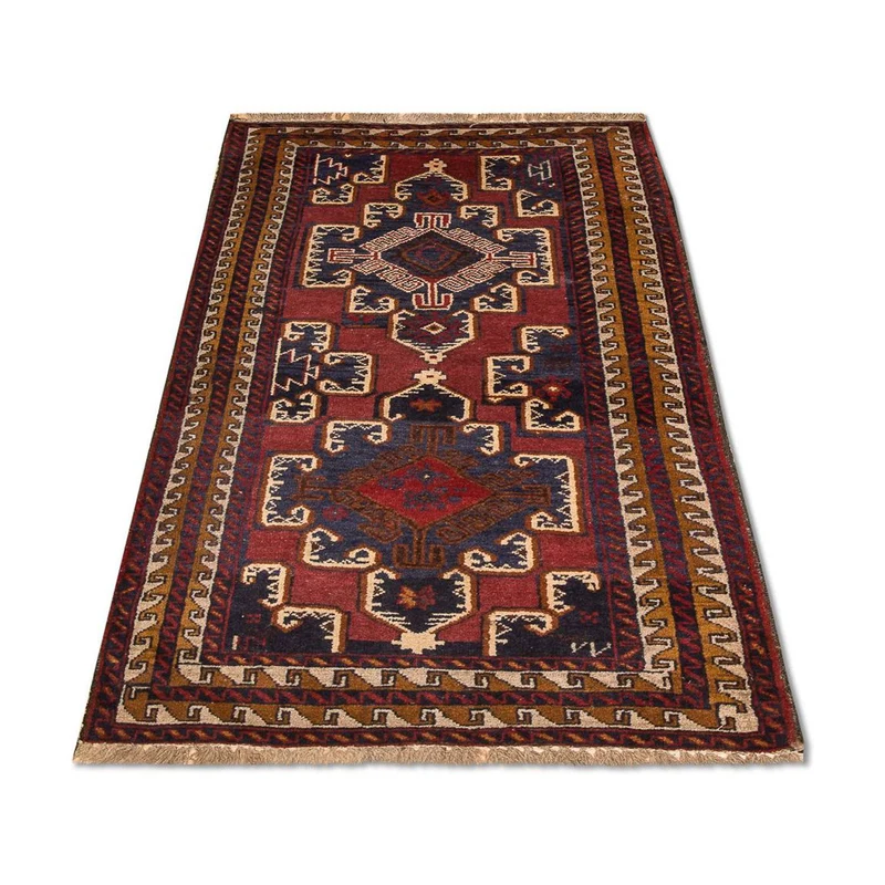 Belutsch Teppich 82x147cm - Orientteppich - blau