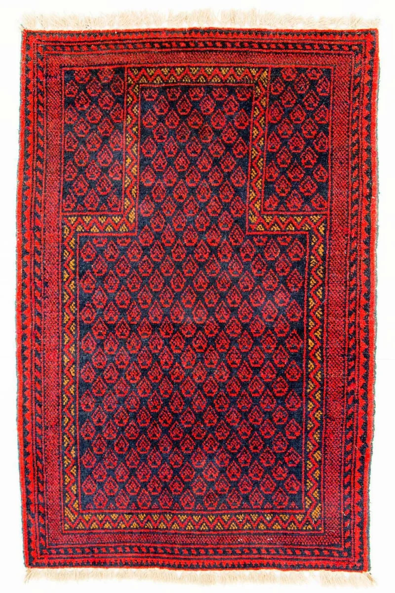 Belutsch Teppich 80x122cm - Orientteppich - rot
