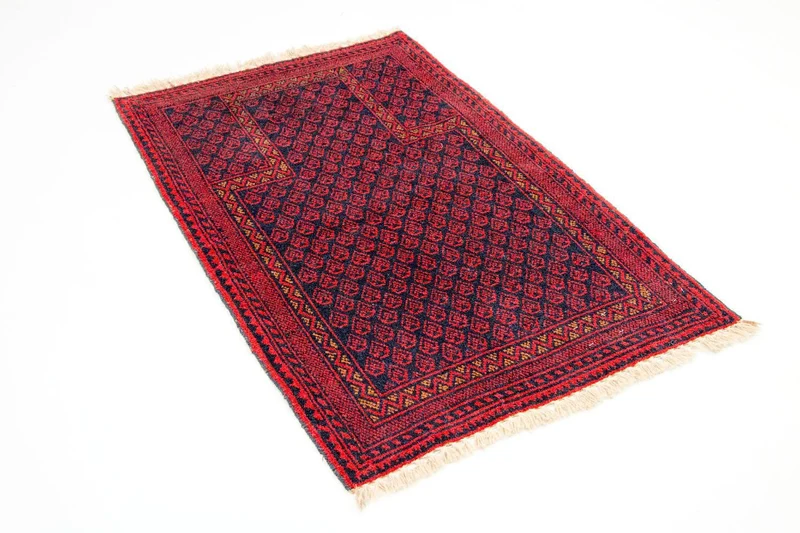 Belutsch Teppich 80x122cm - Orientteppich - rot