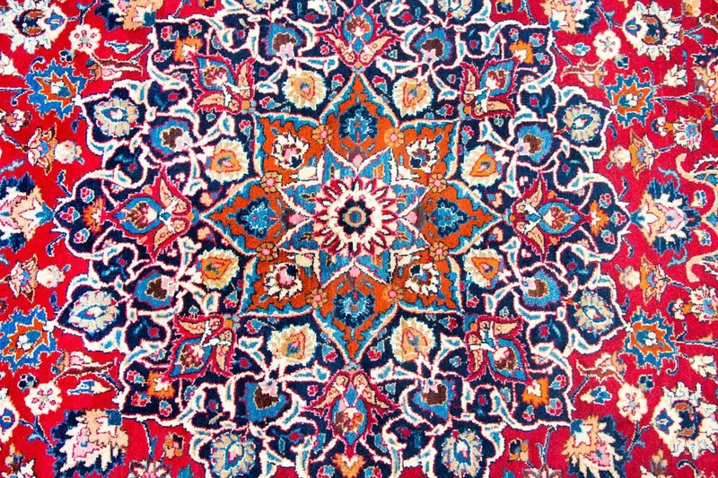 Maschad Teppich 293x396cm - Perserteppich - rot