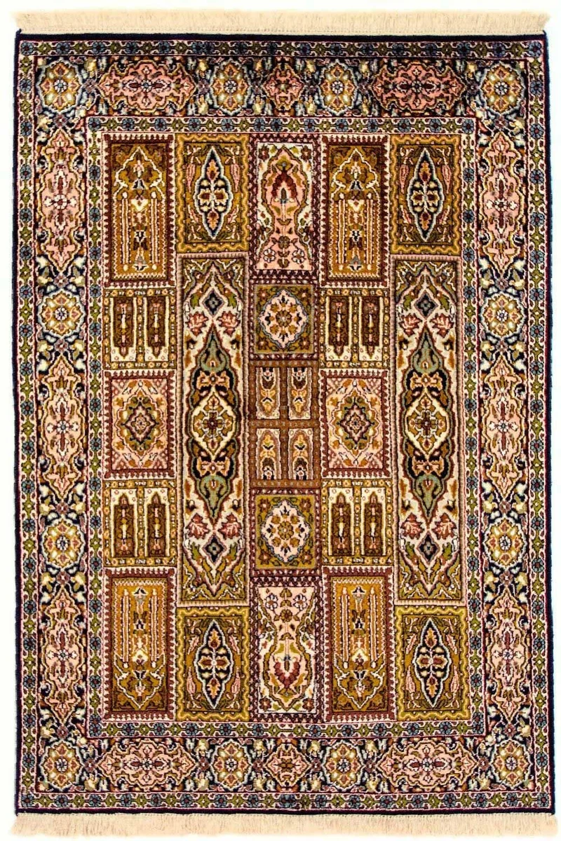 Kaschmir Seide Teppich 93x157cm - Orientteppich - mehrfarbig